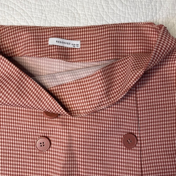 PLAID MINI SKIRT (perfect condition) - Picture 3 of 4